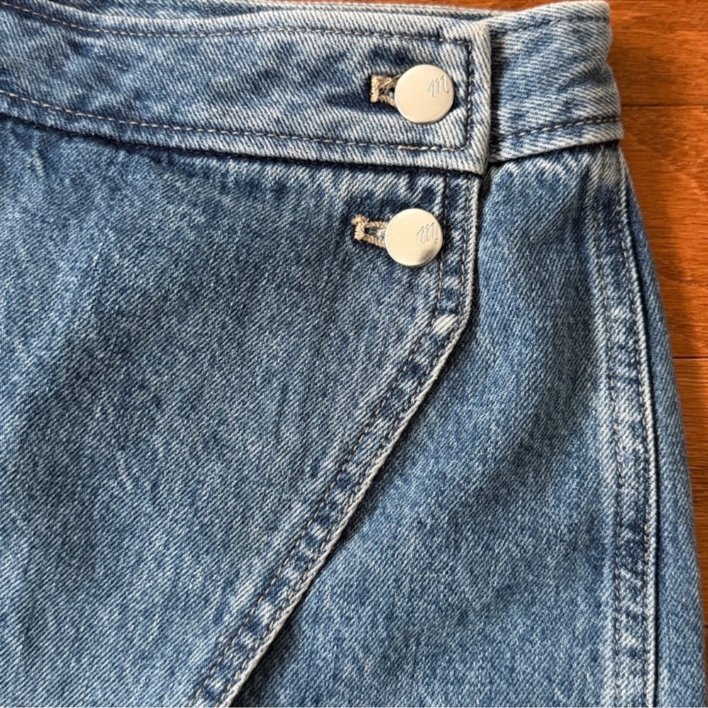 Madewell Denim Wrap Skort Size 26 EUC so cute omg! - Picture 8 of 9